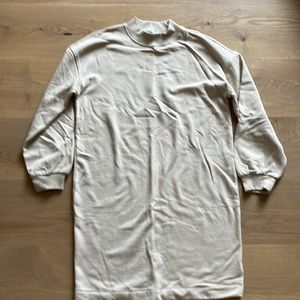 GAP tan sweatshirt dress tunic. Size small